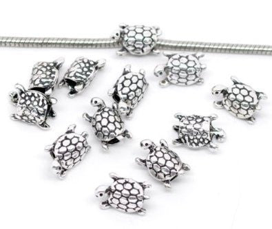 Turtle Charm Bed For Snake Chain Charm Bracelet - Sexy Sparkles Fashion Jewelry - 3