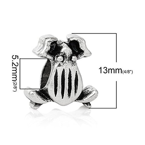 Frog Charm Bead for European Snake Chain Charm Bracelet - Sexy Sparkles Fashion Jewelry - 3