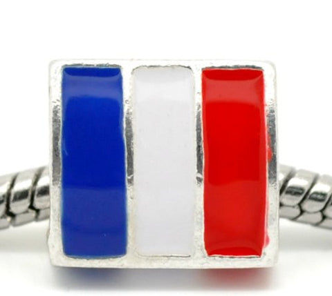 Set of Three (3) Charms Trip to Paris Charm Beads For Snake Chain Bracelet - Sexy Sparkles Fashion Jewelry - 4