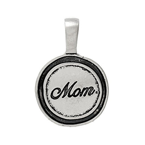 Family Mom Charm Spacer Bead for European Snake Chain Charm Bracelet - Sexy Sparkles Fashion Jewelry - 1
