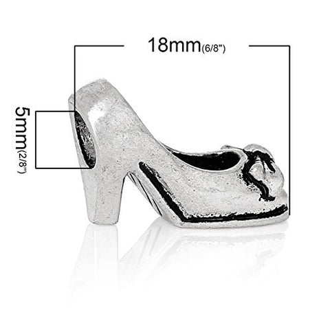 Dancing High Heel Shoe Bead - Sexy Sparkles Fashion Jewelry - 3