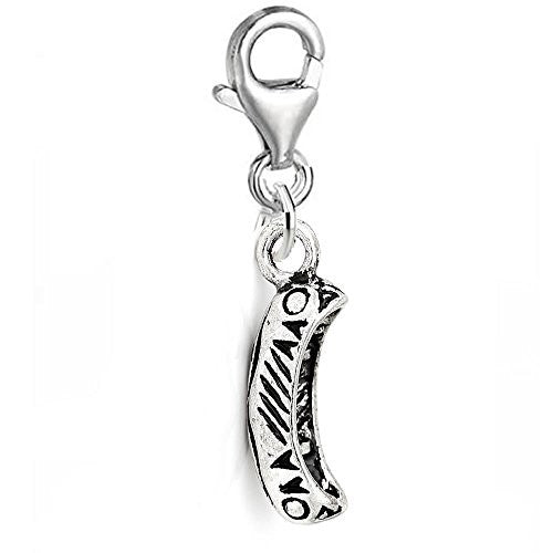 Kayak Canoe Clip on Charm for European Charm Jewelry w/ Lobster Clasp - Sexy Sparkles Fashion Jewelry