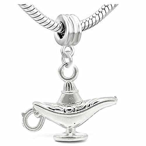 Aladdin Genie's Make a Wish Lamp Charm Dangle for snake Chain charm Bracelet - Sexy Sparkles Fashion Jewelry