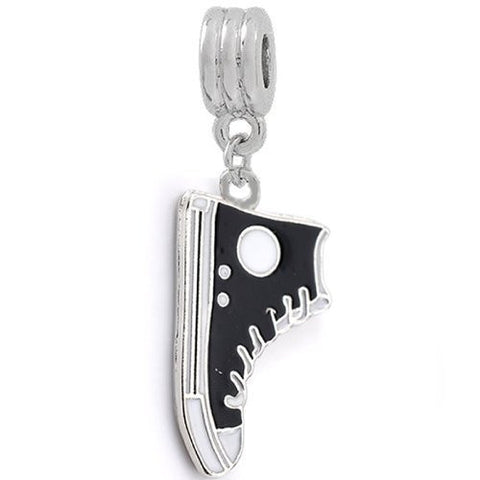 Converse Shoe Dangle Charm European Bead Compatible for Most European Snake Chain Bracelet - Sexy Sparkles Fashion Jewelry - 2