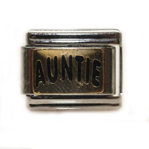 Auntie Italian Link Bracelet Charm