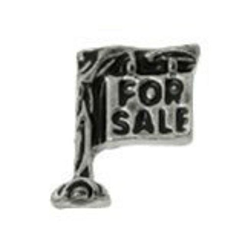 For Sale Sign Floating Charm for Glass Living Memory Locket Pendant - Sexy Sparkles Fashion Jewelry