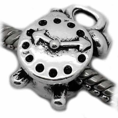 Alarm Clock European Bead Compatible for Most European Snake Chain Bracelet - Sexy Sparkles Fashion Jewelry - 2