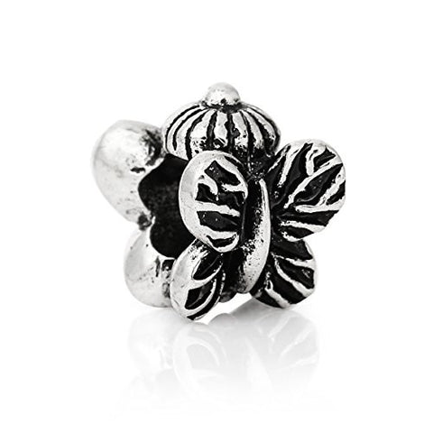 Butterfly Charm Bead European European Bead Compatible for Most European Snake Chain Charm Bracelet - Sexy Sparkles Fashion Jewelry - 1