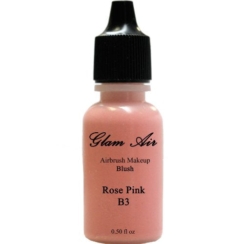 Large Bottle Glam Air Airbrush Makeup B3 Rose Pink Blush Water-based Makeup - Sexy Sparkles Fashion Jewelry - 1