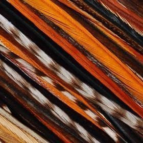 4-6 Natural Rainbow Remix Feathers for Hair Extension 5 Feathers