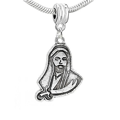 Jesus Bead Compatible for Most European Snake Chain Bracelet - Sexy Sparkles Fashion Jewelry