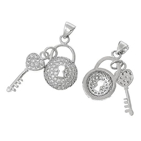 Key to My Heart Charm Pendant for Necklace - Sexy Sparkles Fashion Jewelry - 1