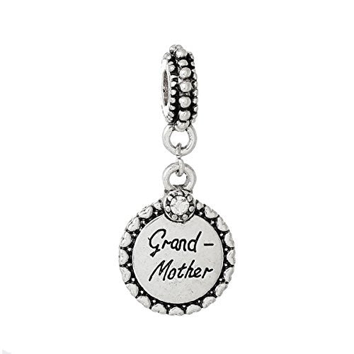 Carved Grandma Round Charm Pendant - Sexy Sparkles Fashion Jewelry