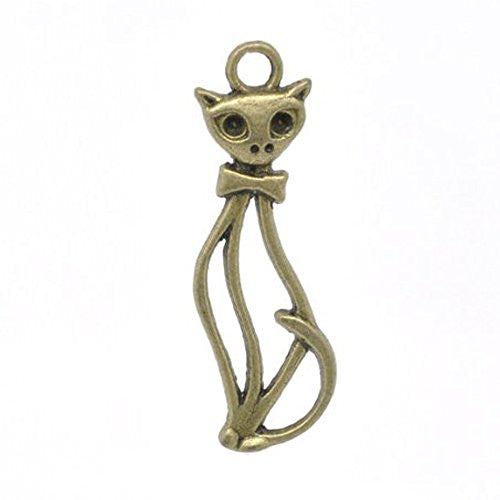 Cat Bracelet Necklace Charm Pendant