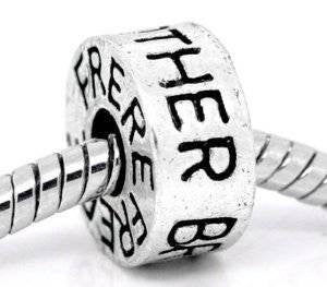 Brother Spacer European Bead Compatible for Most European Snake Chain Bracelet - Sexy Sparkles Fashion Jewelry - 4
