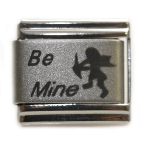 Be Mine With Cupid Italian Link Bracelet Charm - Sexy Sparkles Fashion Jewelry - 1