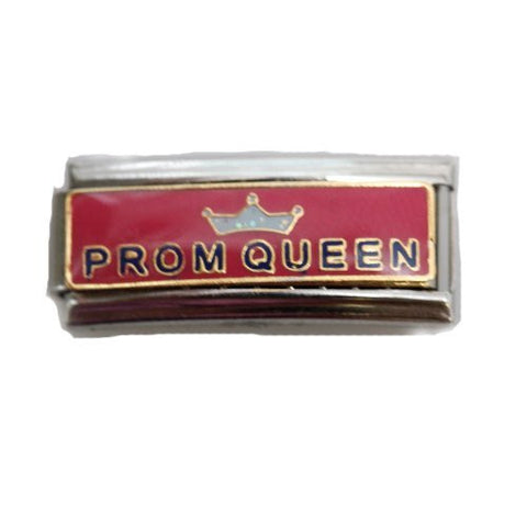 Prom Queen with Tiara Italian Charm Double Bracelet Link - Sexy Sparkles Fashion Jewelry - 4