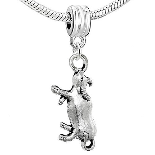Bull Spacer European European Bead Compatible for Most European Snake Chain Charm Bracelet - Sexy Sparkles Fashion Jewelry