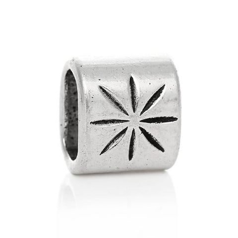 Charm Beads for Leather Bracelet/watch Bands or Wrist Bands (Sunburst) - Sexy Sparkles Fashion Jewelry - 1