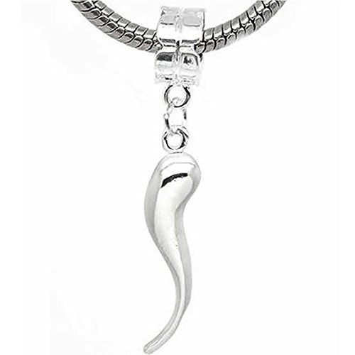 Hot Pepper Charm Dangle Bead Spacers For Snake Chain Charm Bracelet - Sexy Sparkles Fashion Jewelry