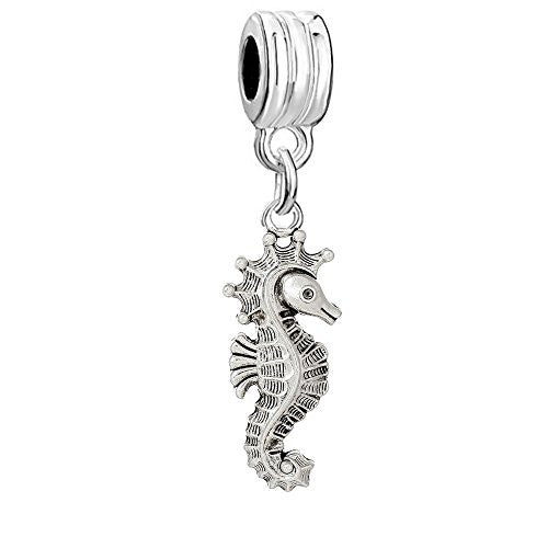 Beautiful Seahorse Charm Bead for European Snake chain Charm Bracelet