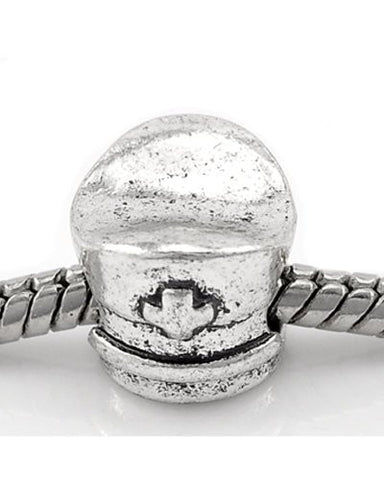 Nurse Cap Charm Spacer European Bead Compatible for Most European Snake Chain Bracelet - Sexy Sparkles Fashion Jewelry - 1