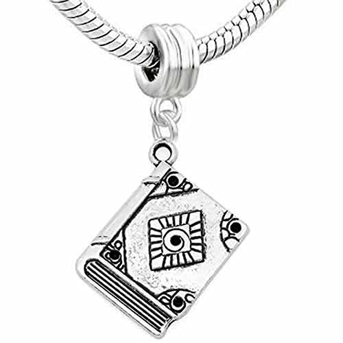 Diary Book Charm Dangle European Bead Compatible for Most European Snake Chain Bracelet - Sexy Sparkles Fashion Jewelry