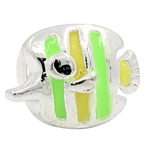 Exotic Fish Charm Charm European Bead Compatible for Most European Snake Chain Bracelet - Sexy Sparkles Fashion Jewelry - 2