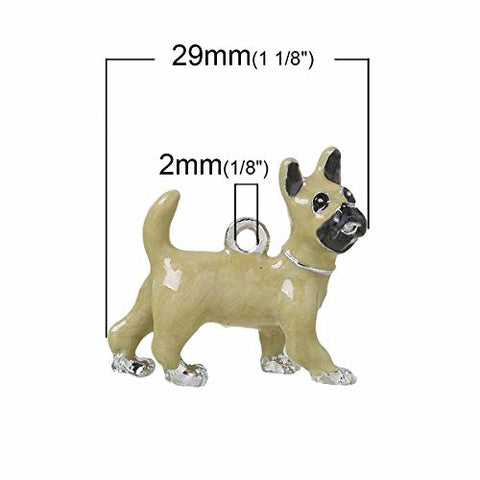 Walking Dog Dog Pendant Charm Bead for Bracelet or Necklace - Sexy Sparkles Fashion Jewelry - 2