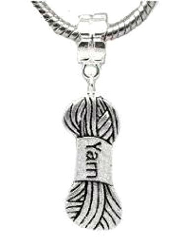 Yarn Dangle Charm, European Style For Snake Chain Charm Bracelet