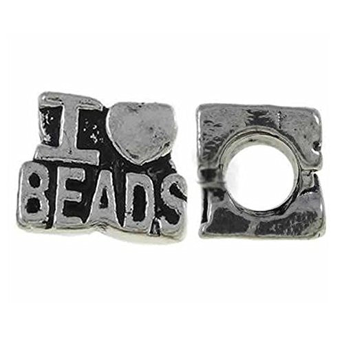 I Love Beads Bead Compatible for Most European Snake Chain Bracelet For Snake Chain Charm Bracelet - Sexy Sparkles Fashion Jewelry