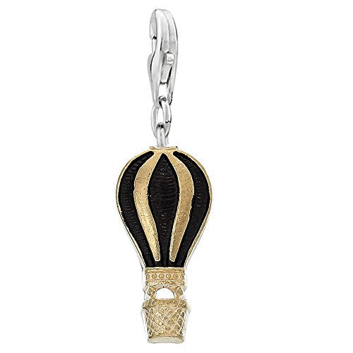 Fire Balloon Clip On For Bracelet Charm Pendant for European Charm Jewelry w/ Lobster Clasp - Sexy Sparkles Fashion Jewelry