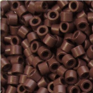 Professional Screw Microring 4mm Brown, 100 Pcs Screw Thread Micro Ring Locks for I Stick Tip Human Hair Extension Installation - Sexy Sparkles Fashion Jewelry - 1