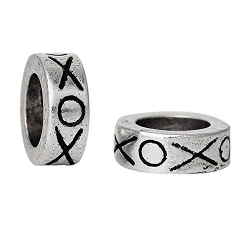 Xoxo Hugs and Kisses Bead Compatible for Most European Snake Chain Bracelet - Sexy Sparkles Fashion Jewelry - 2