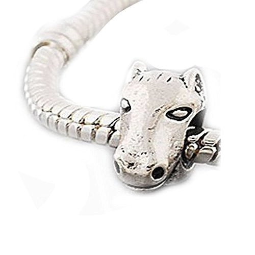 Horse Head Charm European Bead Compatible for Most European Snake Chain Bracelet - Sexy Sparkles Fashion Jewelry - 1
