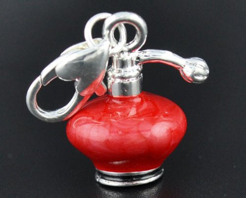 Clip on Perfume Bottle Charm for European Jewelry w/ Lobster Clasp - Sexy Sparkles Fashion Jewelry - 2