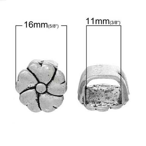 Charm Beads for Leather Bracelet/watch Bands or Wrist Bands (Flower) - Sexy Sparkles Fashion Jewelry - 2