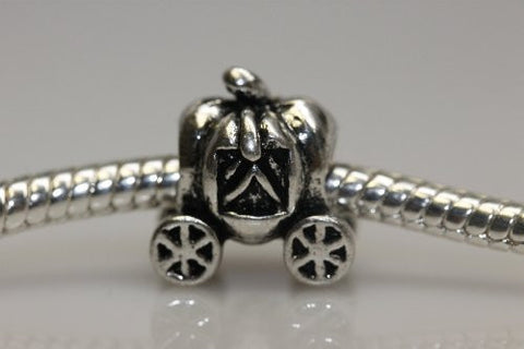 Cinderella's Pumpkin Carriage Spacer European Bead Compatible for Most European Snake Chain Bracelet - Sexy Sparkles Fashion Jewelry - 3