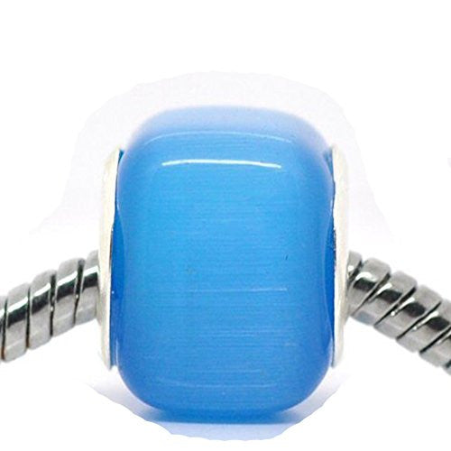 Glass Cube Muano Style Charm Bead in Different s to Choose From for Snake Chain Bracelet - Sexy Sparkles Fashion Jewelry