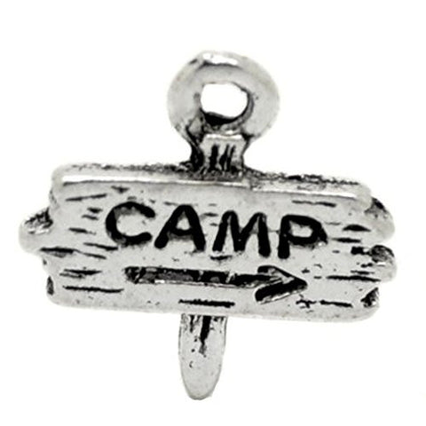 Camp Fingerpost Bracelet Necklace Charm Pendant - Sexy Sparkles Fashion Jewelry - 1