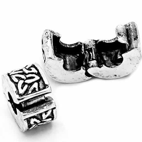 One Clip Lock Stoppers Irish Celtic Knot for Snake Chain Charm Bracelet - Sexy Sparkles Fashion Jewelry - 3