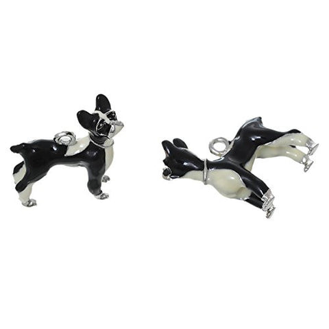Bulldog Dog Pendant Charm Bead for Bracelet or Necklace - Sexy Sparkles Fashion Jewelry - 3