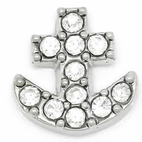 Anchor Floating Charm For Glass Living Memory Lockets - Sexy Sparkles Fashion Jewelry - 5