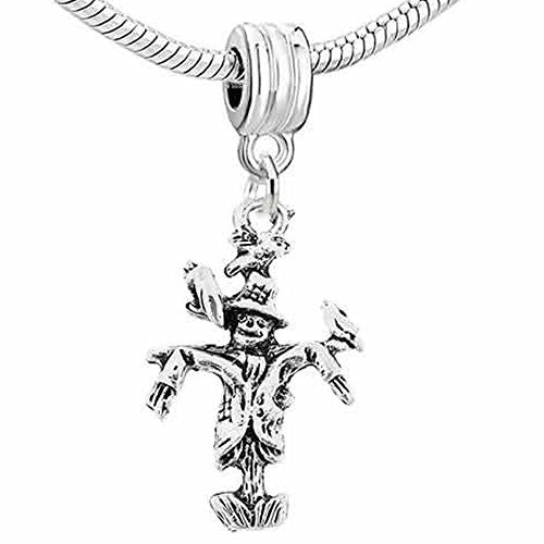 Scarecrow Dangle Spacer Charm European Bead Compatible for Most European Snake Chain Bracelet - Sexy Sparkles Fashion Jewelry - 1