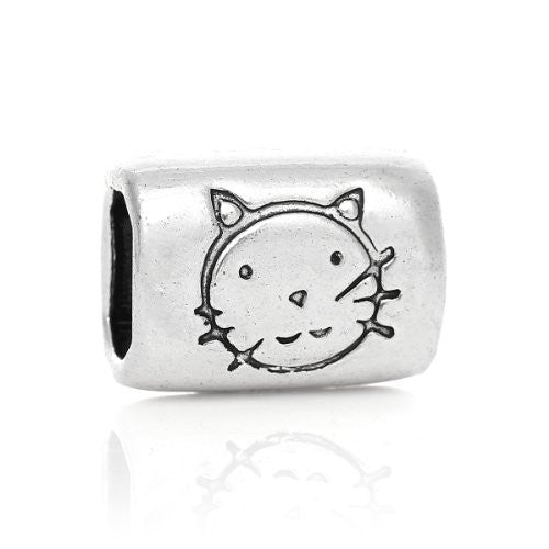 Charm Beads for Leather Bracelet/watch Bands or Wrist Bands (Cat) - Sexy Sparkles Fashion Jewelry - 1