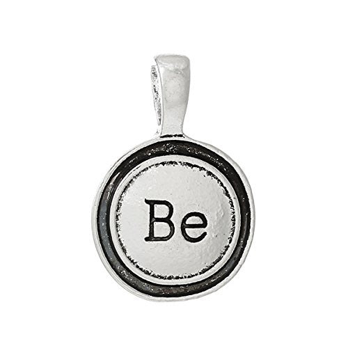 Be Charm Pendant Spacer Bead for European Snake Chain Charm Bracelet - Sexy Sparkles Fashion Jewelry