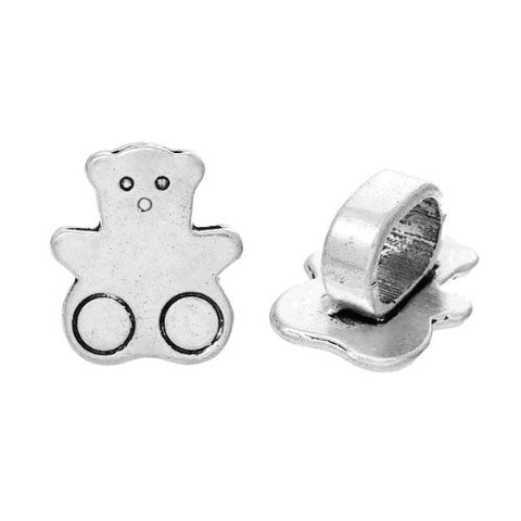 Charm Beads for Leather Bracelet/watch Bands or Wrist Bands (Bear) - Sexy Sparkles Fashion Jewelry - 1