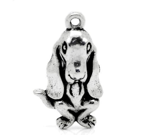 Basset Hound Dog Bracelet Necklace Charm Pendant - Sexy Sparkles Fashion Jewelry - 4