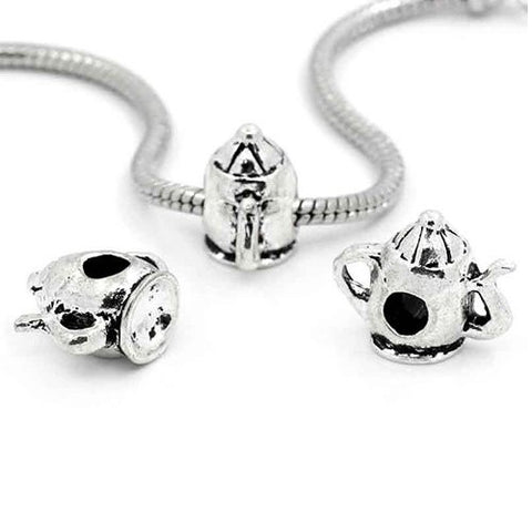 Teapot Spacer European Bead Compatible for Most European Snake Chain Bracelet - Sexy Sparkles Fashion Jewelry - 3