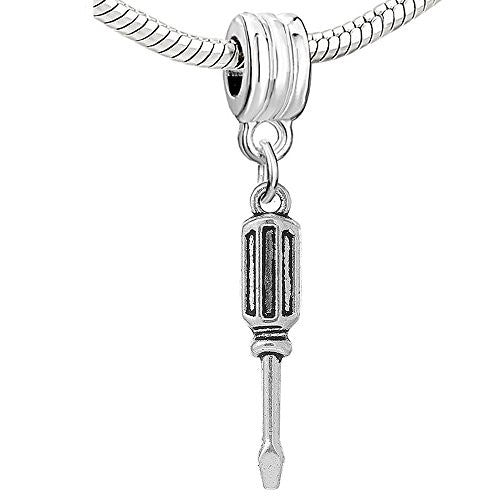 Work Tools Screwdriver European Bead Compatible for Most European Snake Chain Bracelet - Sexy Sparkles Fashion Jewelry